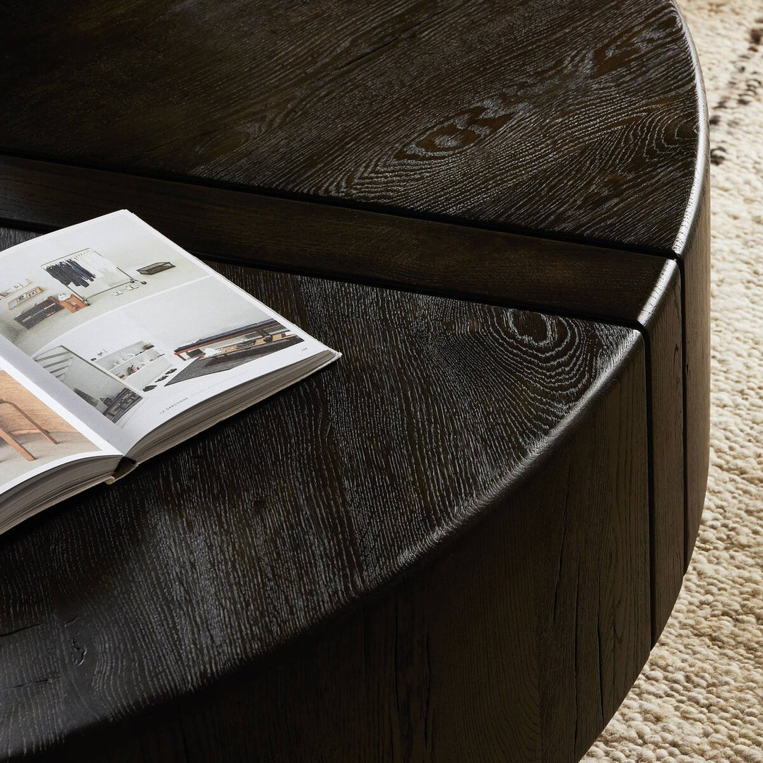 Kieran Coffee Table - Dark Espresso Reclaimed French Oak