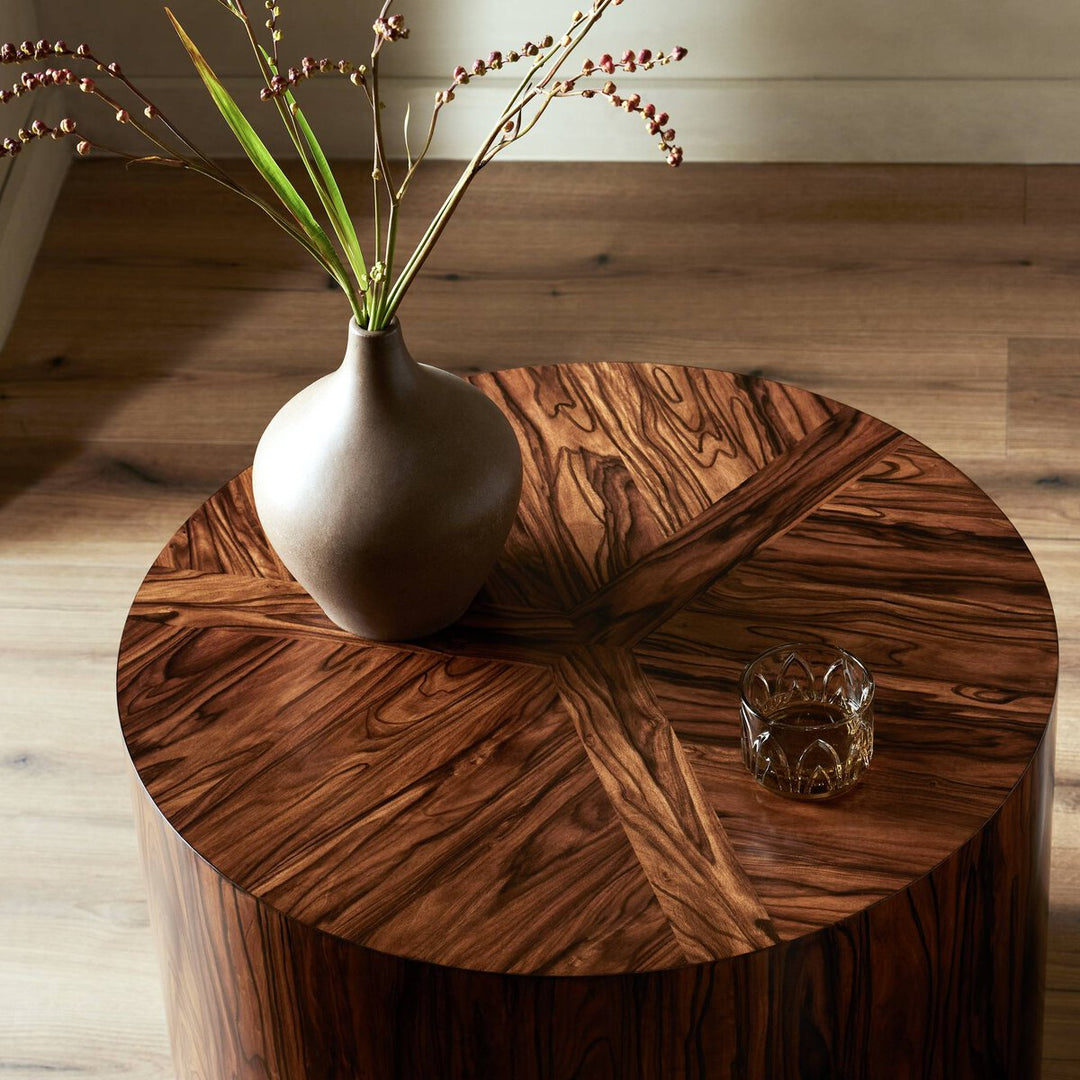 Kieran End Table - Natural Morado Veneer