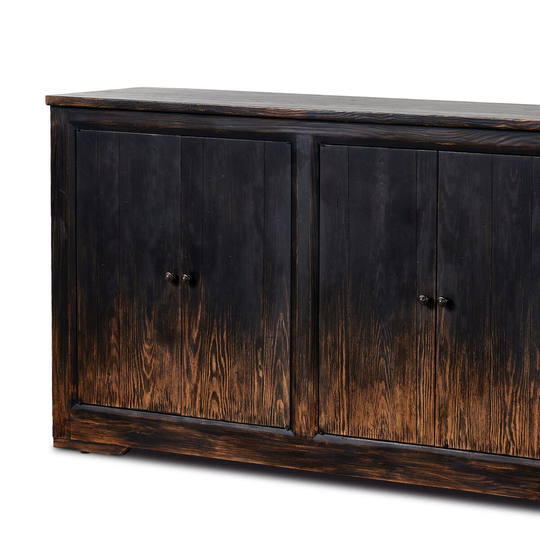 One Hour Sideboard - Distressed Black - 122"