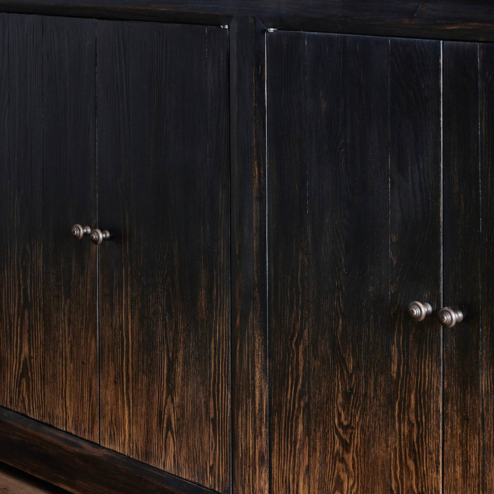 One Hour Sideboard - Distressed Black - 122"