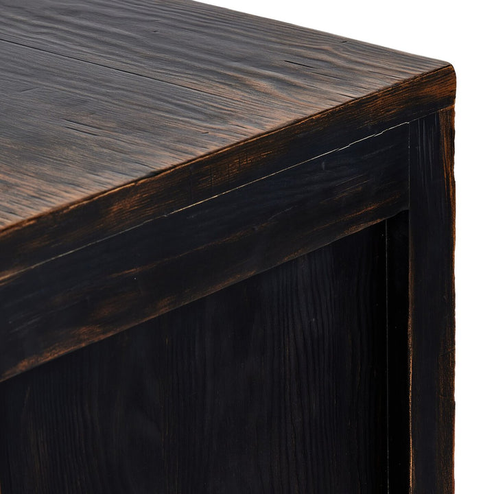 One Hour Sideboard - Distressed Black - 122"