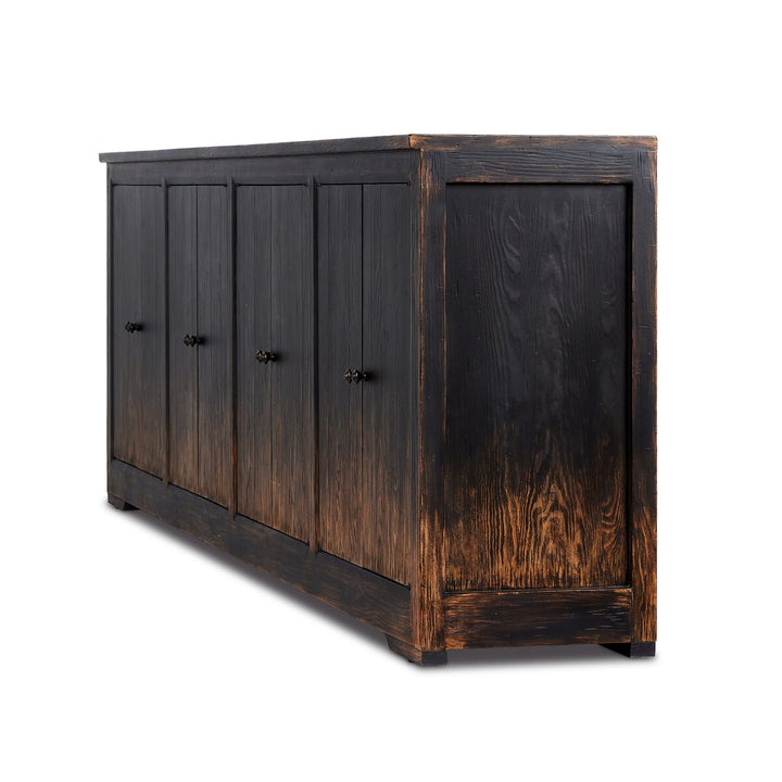 One Hour Sideboard - Distressed Black - 122"