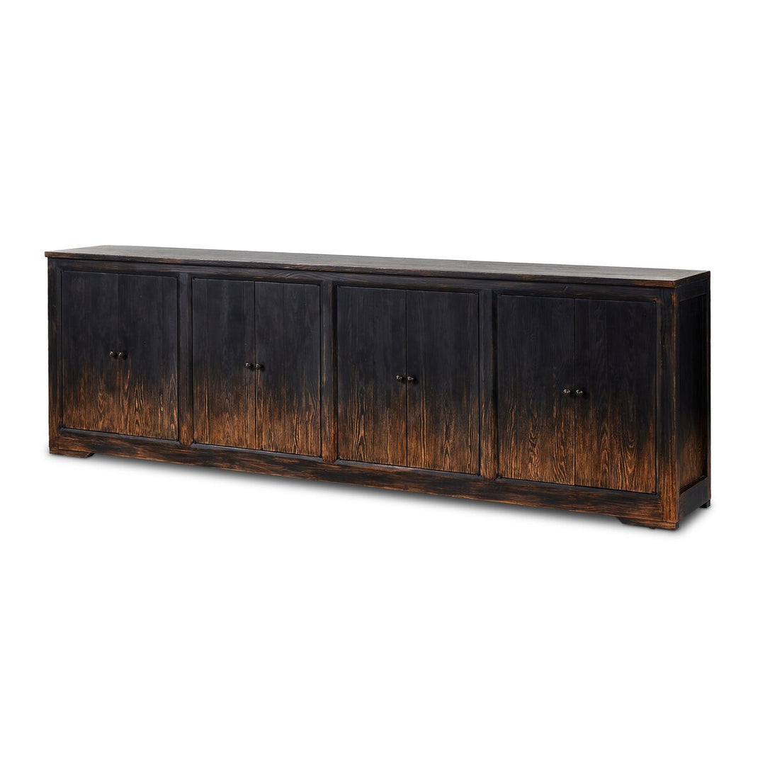 One Hour Sideboard - Distressed Black - 122"