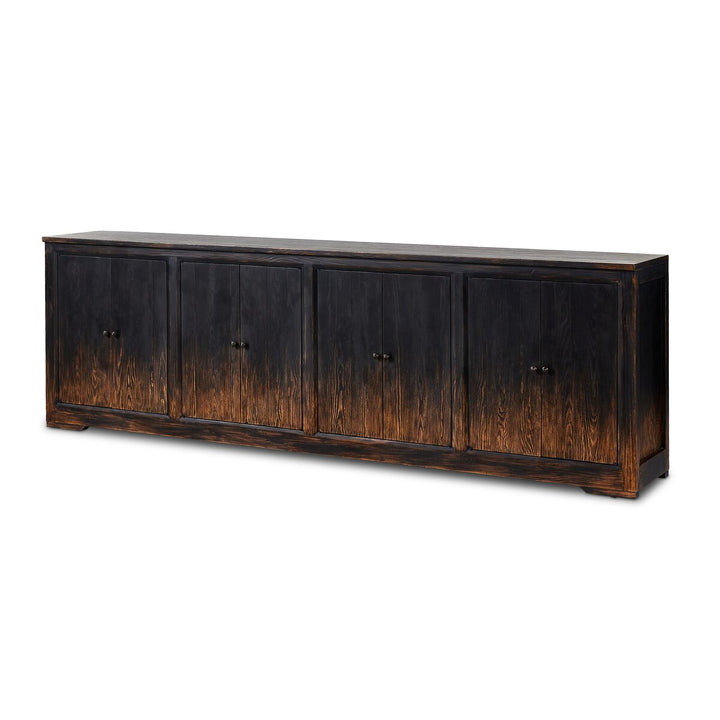 One Hour Sideboard - Distressed Black - 122"