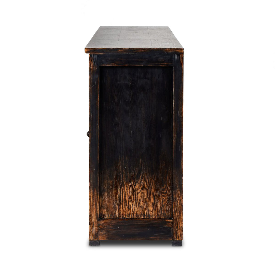 One Hour Sideboard - Distressed Black - 122"