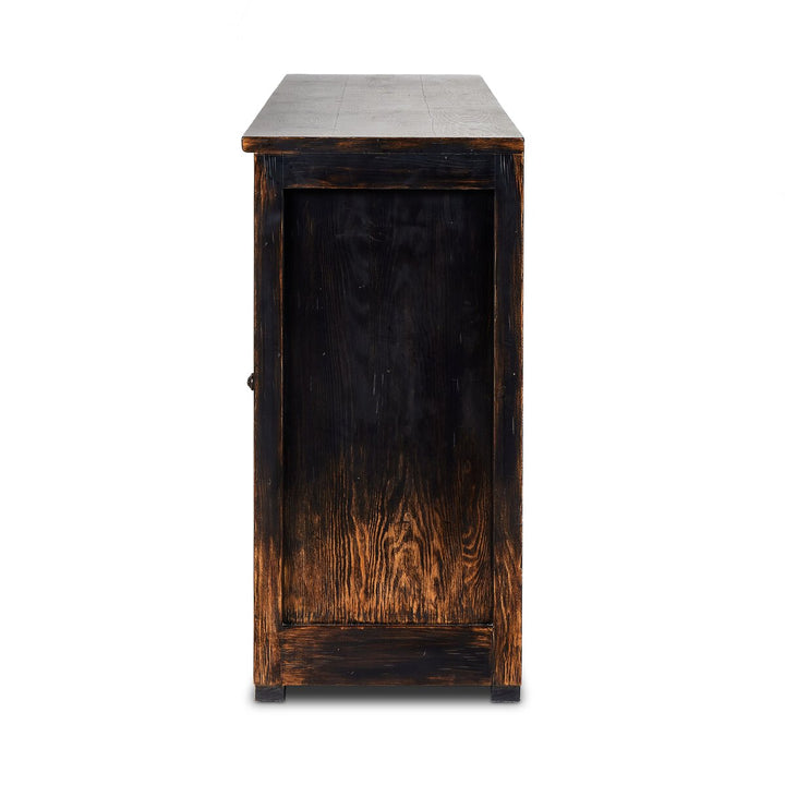 One Hour Sideboard - Distressed Black - 122"