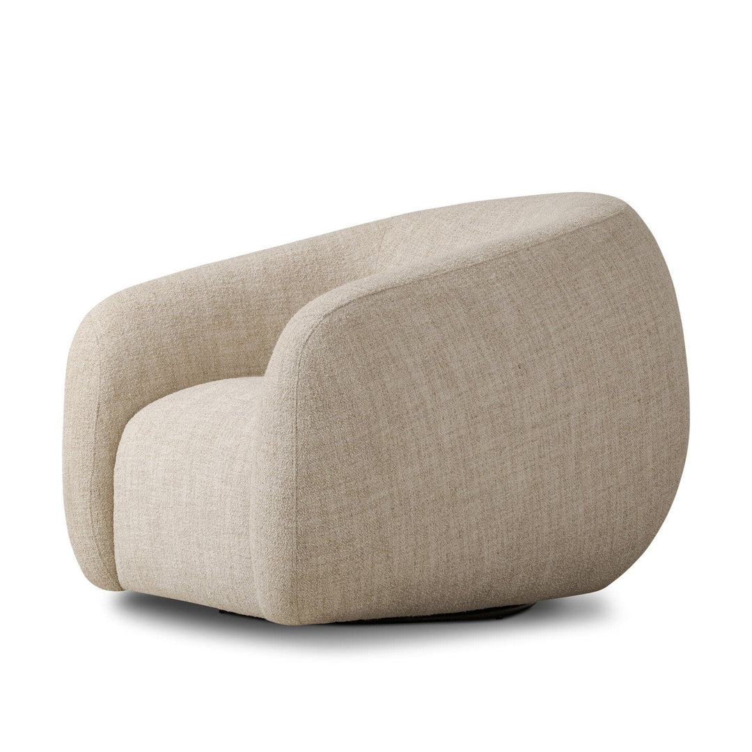 Stella Swivel Chair - Yuma Cream