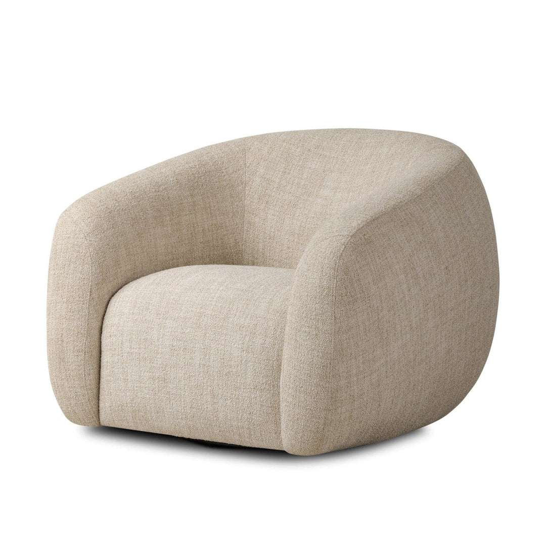 Stella Swivel Chair - Yuma Cream