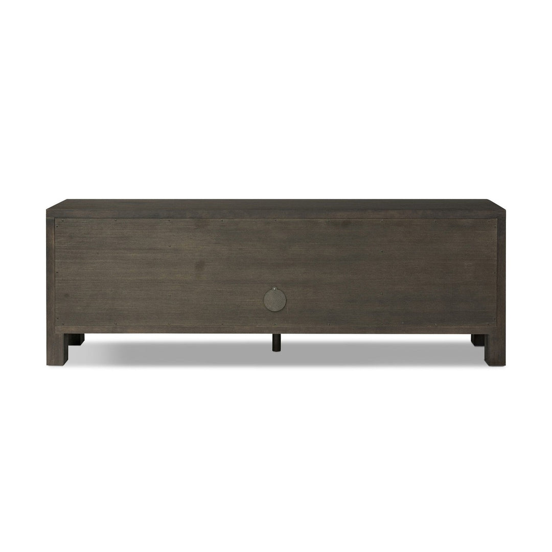 Nora Media Console - Smoked Black Oak - Black