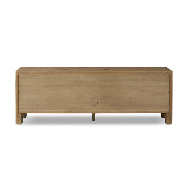 Nora Media Console - Resawn Worn Oak - Brown