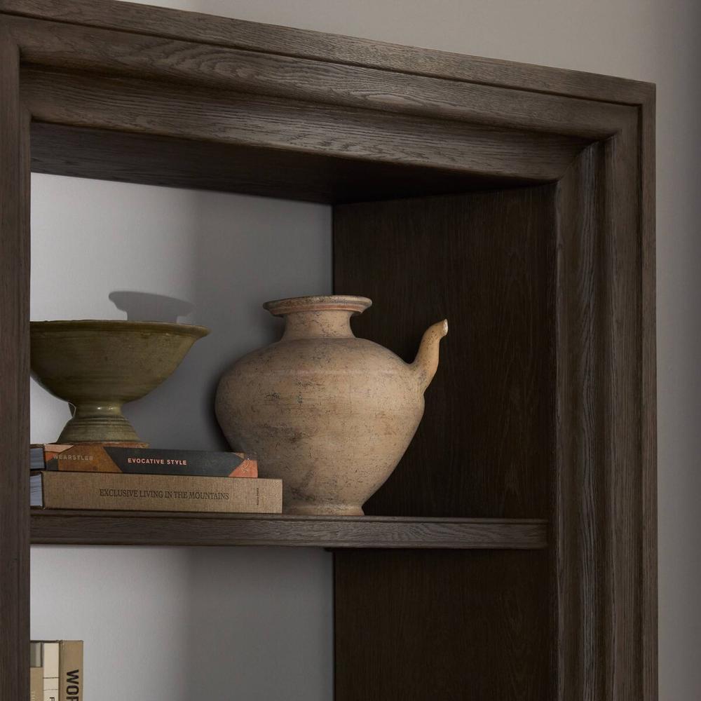Andreas Bookcase: Weathered Hazel Oak - Weathered Hazel Oak Veneer