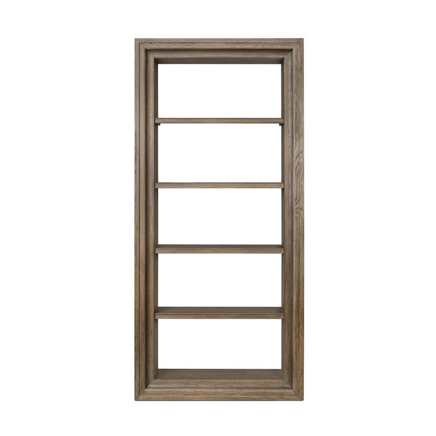 Bookcases & Etageres Andreas Bookcase: Weathered Hazel Oak - Weathered Hazel Oak Veneer