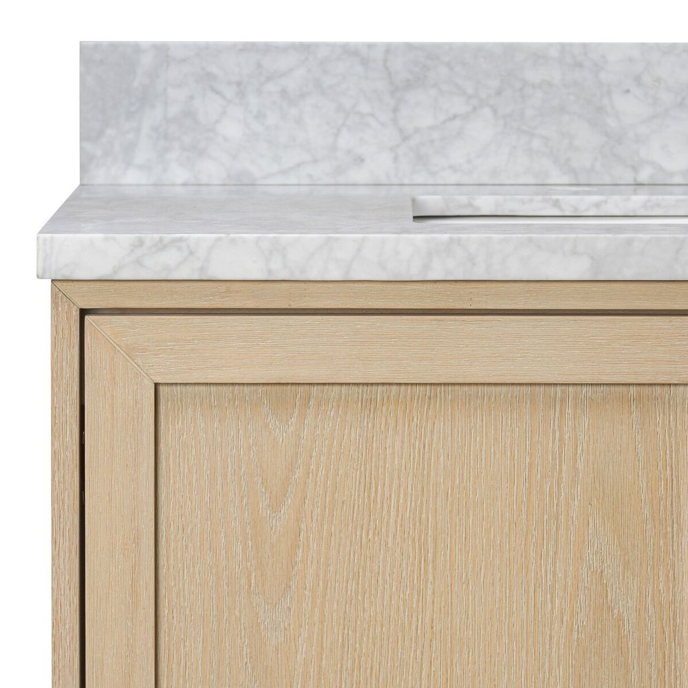 Millie Single Vanity-Satin Bleached Parawood