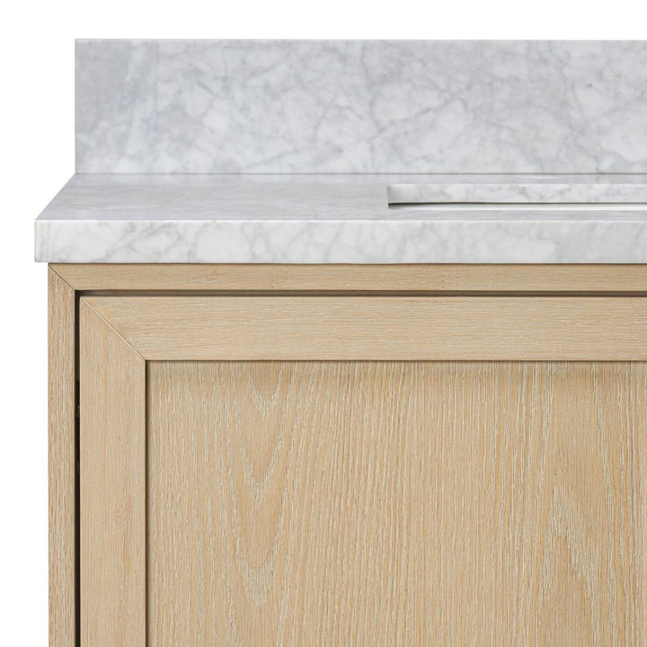 Millie Single Vanity-Satin Bleached Parawood