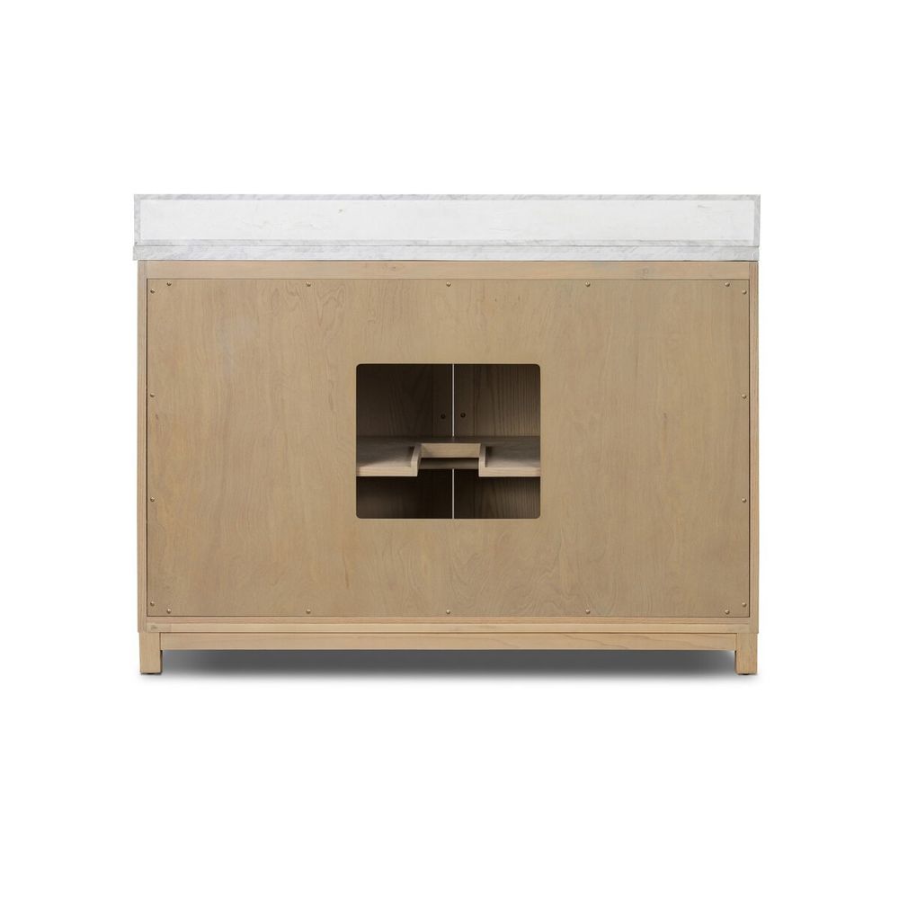 Millie Single Wide Vanity-Satin Bleached Parawood