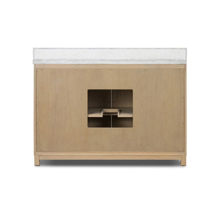 Millie Single Wide Vanity-Satin Bleached Parawood