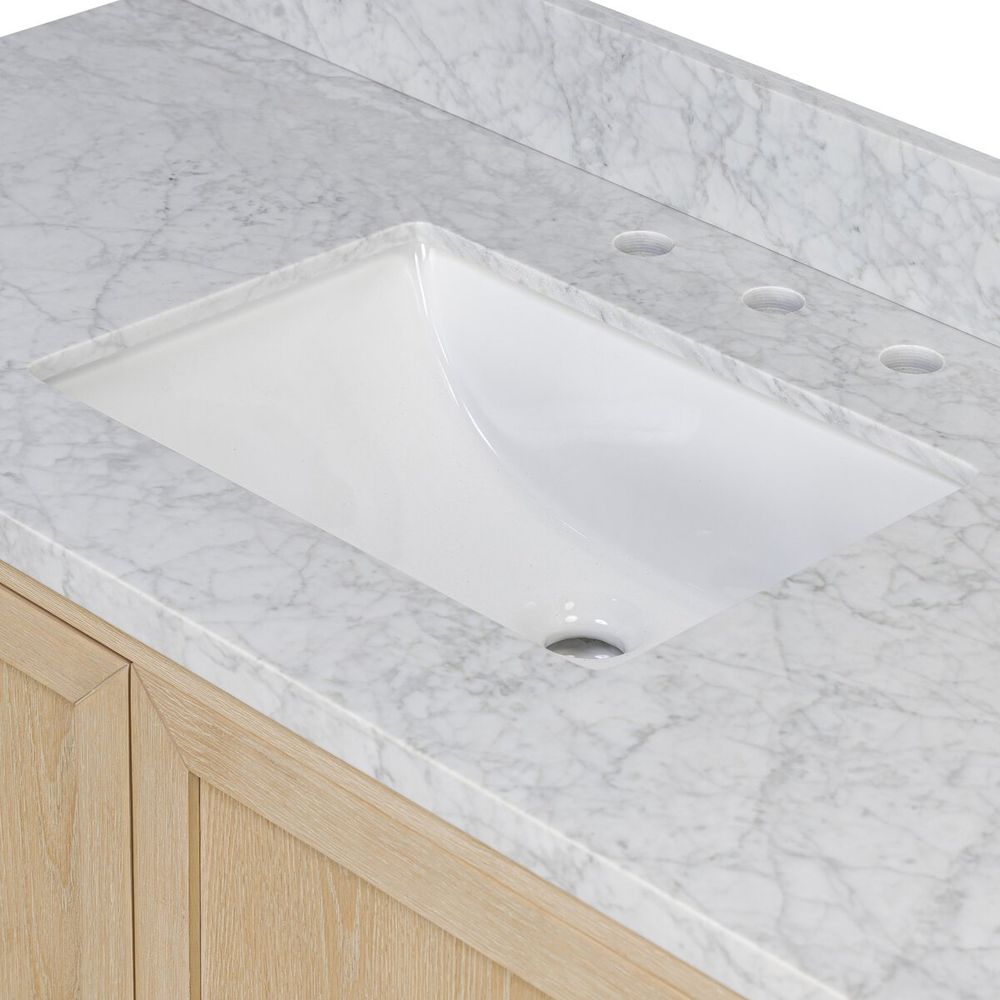 Millie Single Wide Vanity-Satin Bleached Parawood
