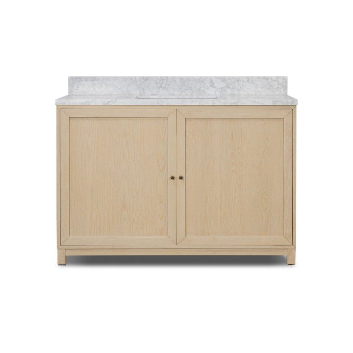Millie Single Wide Vanity-Satin Bleached Parawood