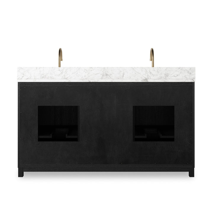 Mira Double Vanity - Satin Drifted Black