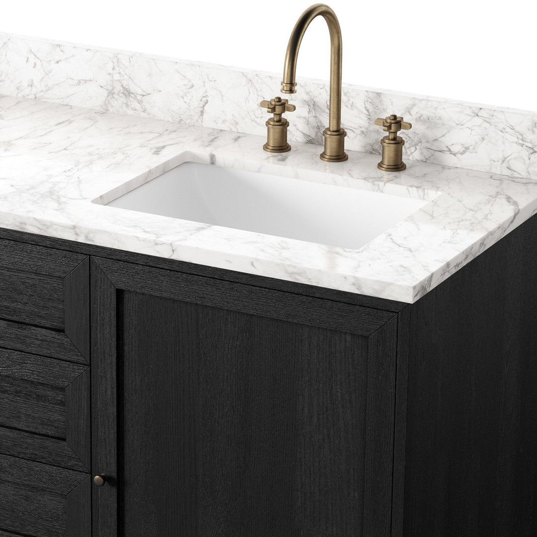 Mira Double Vanity - Satin Drifted Black