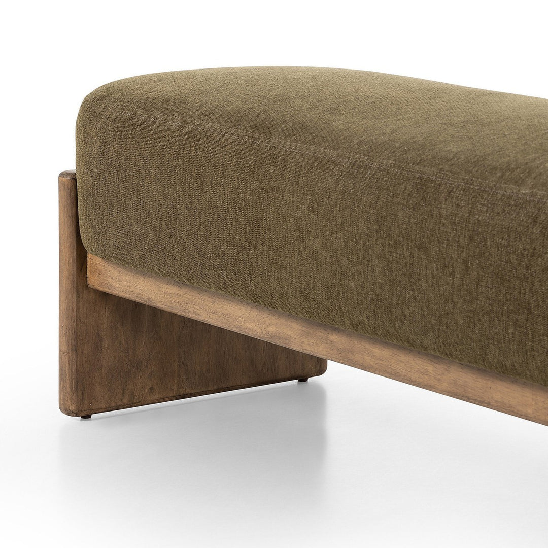 Knox Accent Bench - Sutton Olive - Olive, Natural