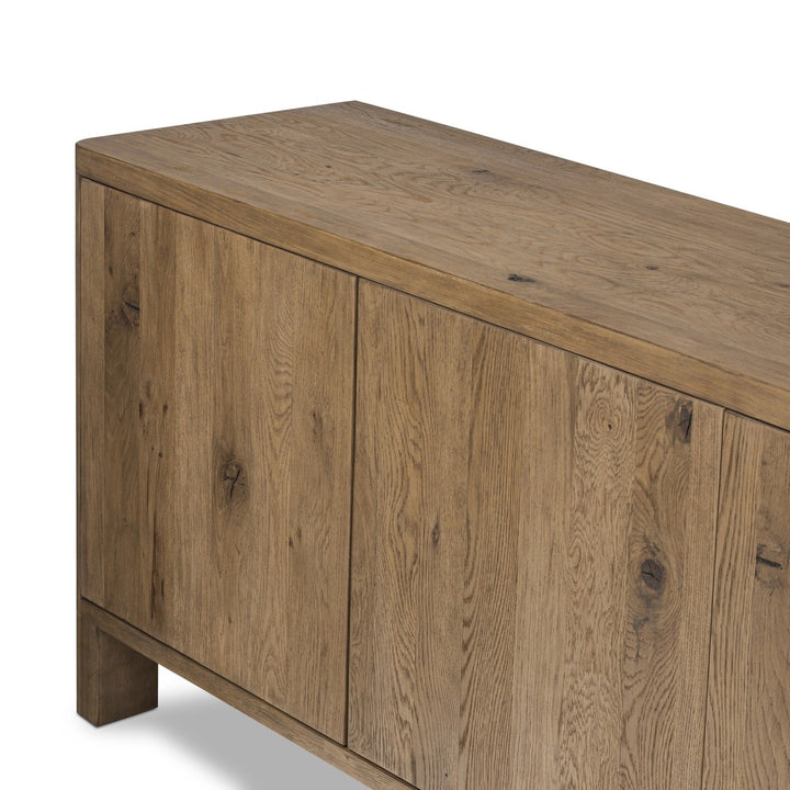 Nora Sideboard - Resawn Worn Oak - Brown