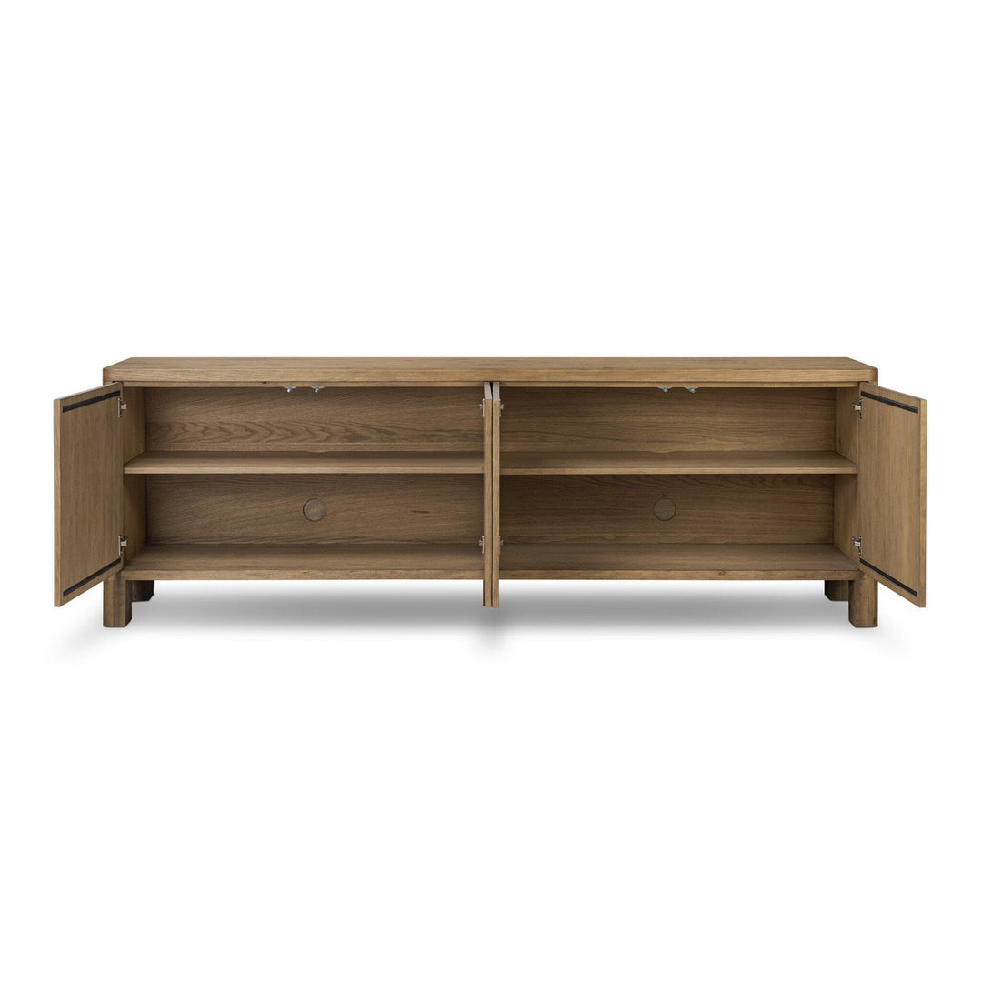 Nora Sideboard - Resawn Worn Oak - Brown