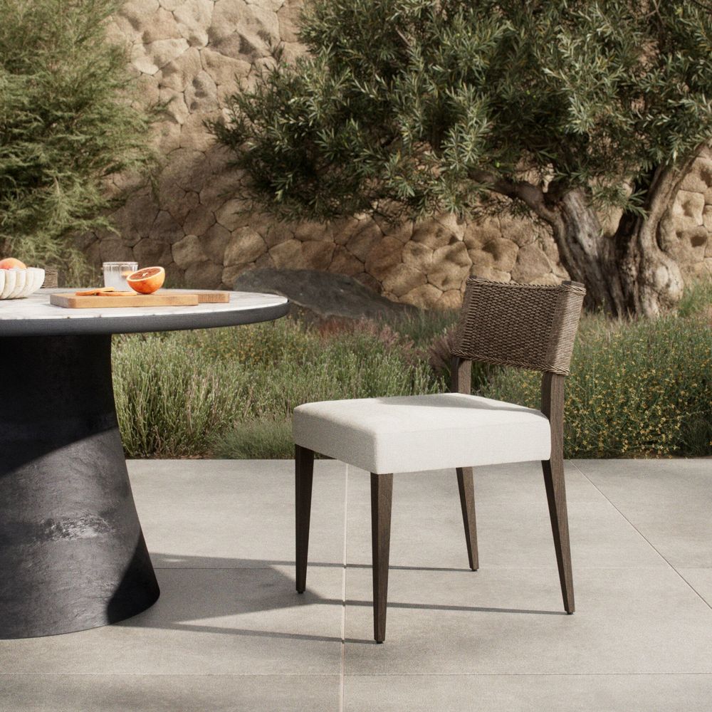 Outdoor Dining Chairs Ferris Outdoor Dining Chair - Arashi Salt