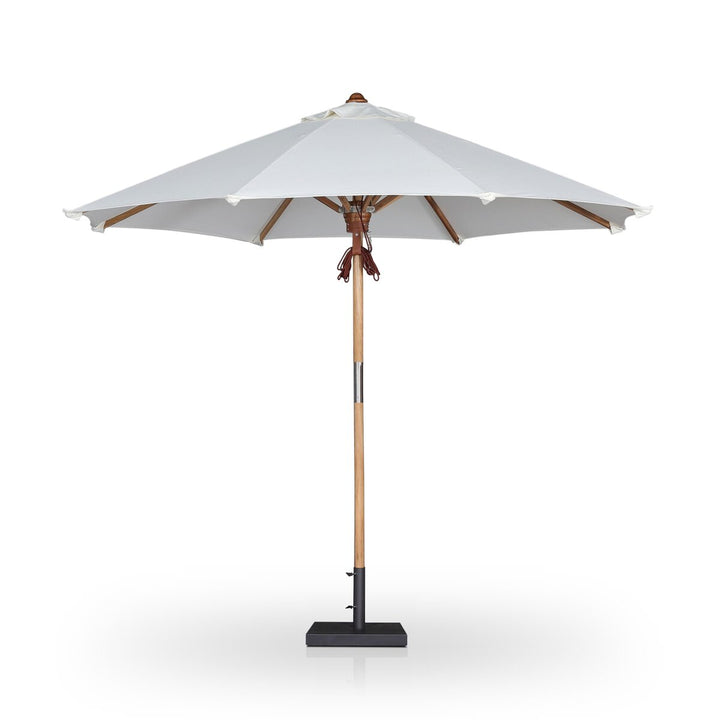 Santorini Outdoor Round Umbrella - Arashi Salt