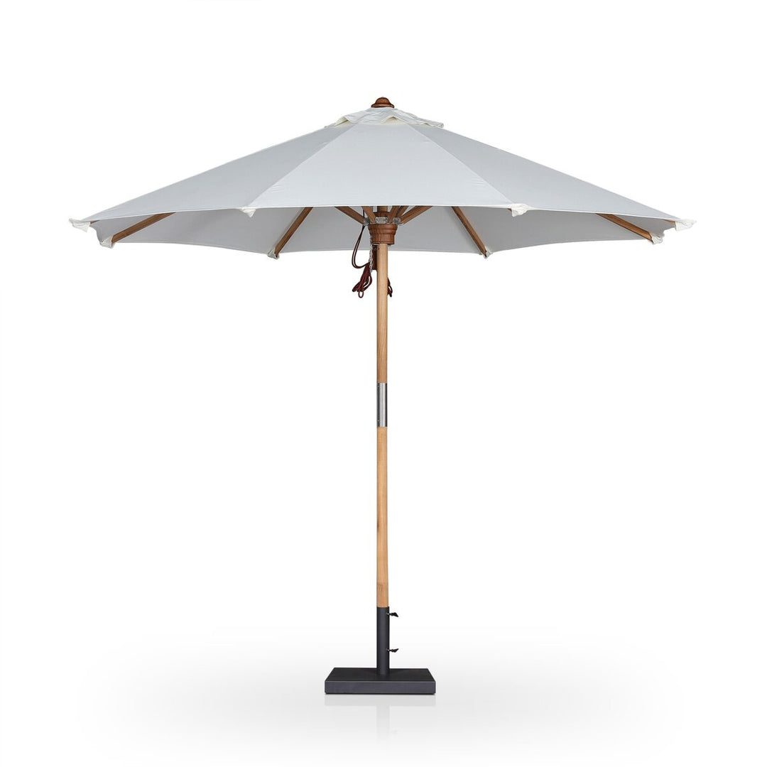 Santorini Outdoor Round Umbrella - Arashi Salt