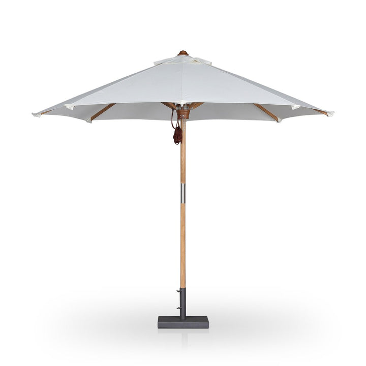 Santorini Outdoor Round Umbrella - Arashi Salt