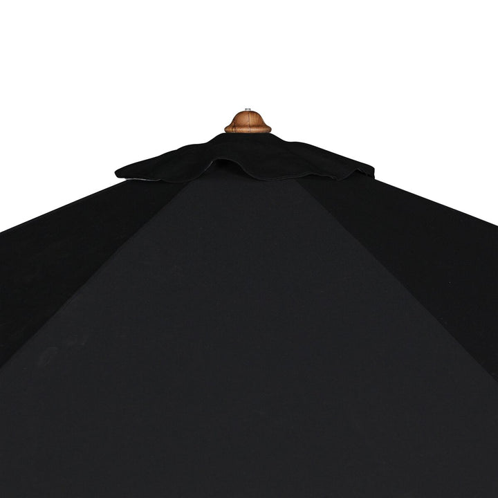 Santorini Outdoor Round Umbrella - Arashi Black