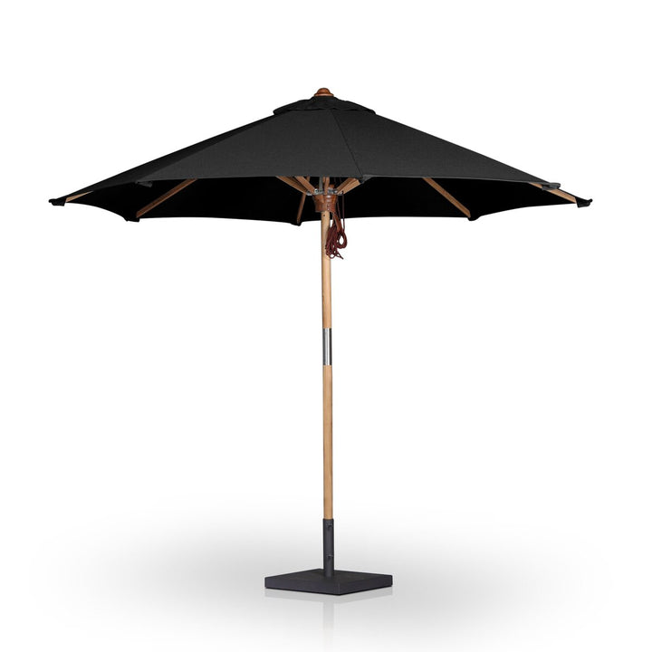 Santorini Outdoor Round Umbrella - Arashi Black