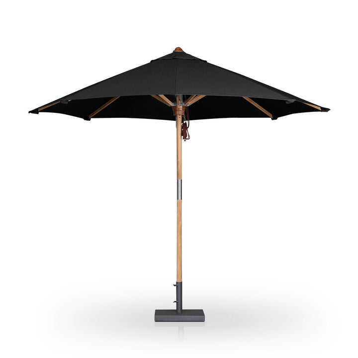 Santorini Outdoor Round Umbrella - Arashi Black