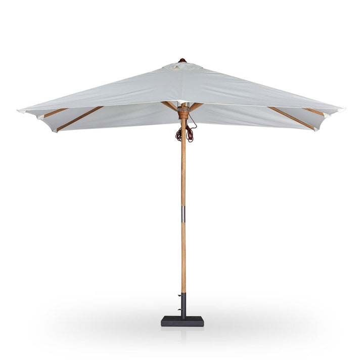 Santorini Outdoor Rectangular Umbrella - Arashi Salt