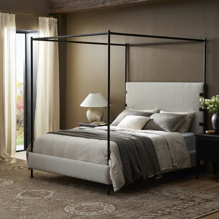 Sullivan Canopy Bed - Knoll Natural - Queen