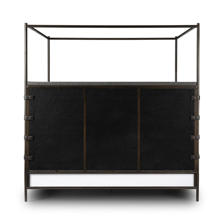 Sullivan Canopy Bed - Knoll Charcoal - Queen