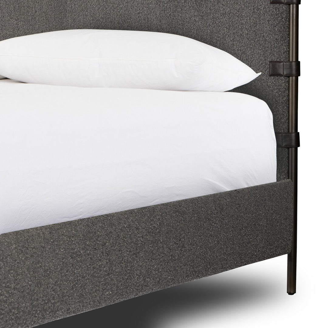 Sullivan Canopy Bed - Knoll Charcoal - Queen