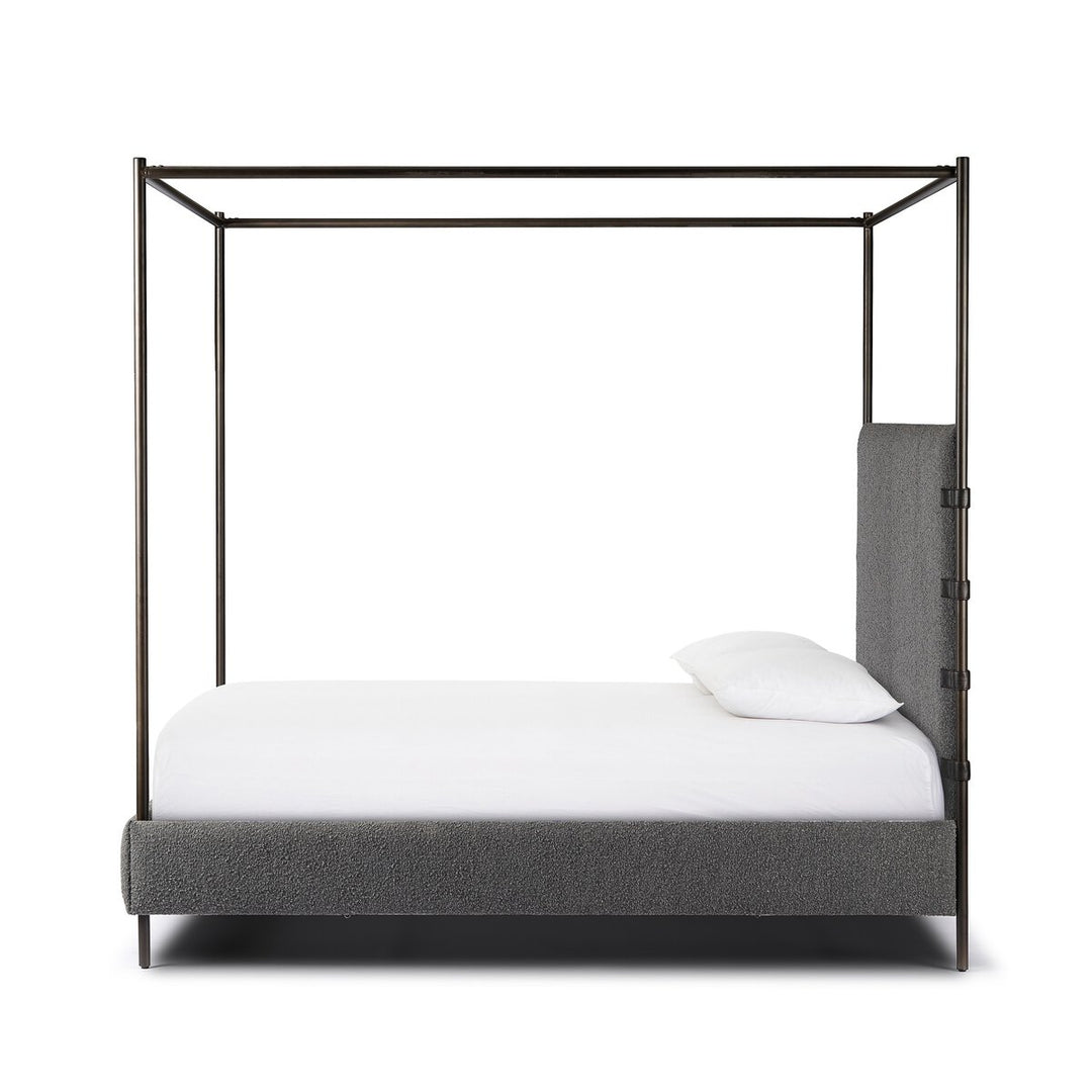 Sullivan Canopy Bed - Knoll Charcoal - Queen