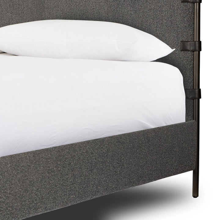 Sullivan Canopy Bed - Knoll Charcoal - King