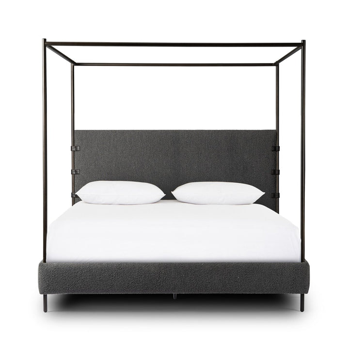 Sullivan Canopy Bed - Knoll Charcoal - King