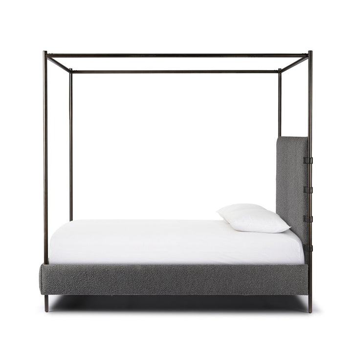 Sullivan Canopy Bed - Knoll Charcoal - King