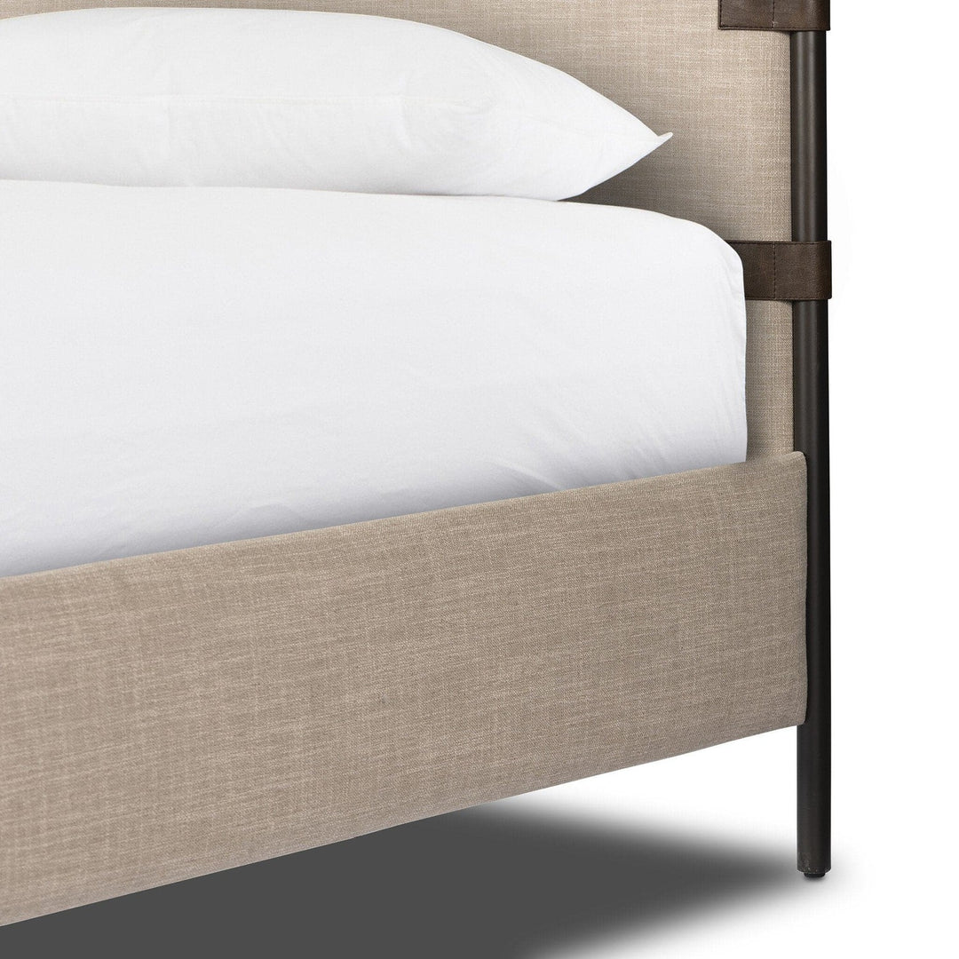 Jackson Canopy Bed - Palm Ecru - Queen