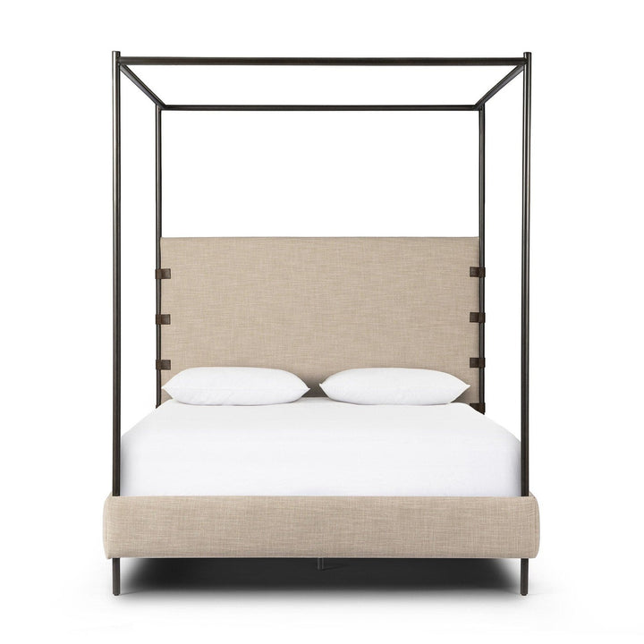 Jackson Canopy Bed - Palm Ecru - Queen