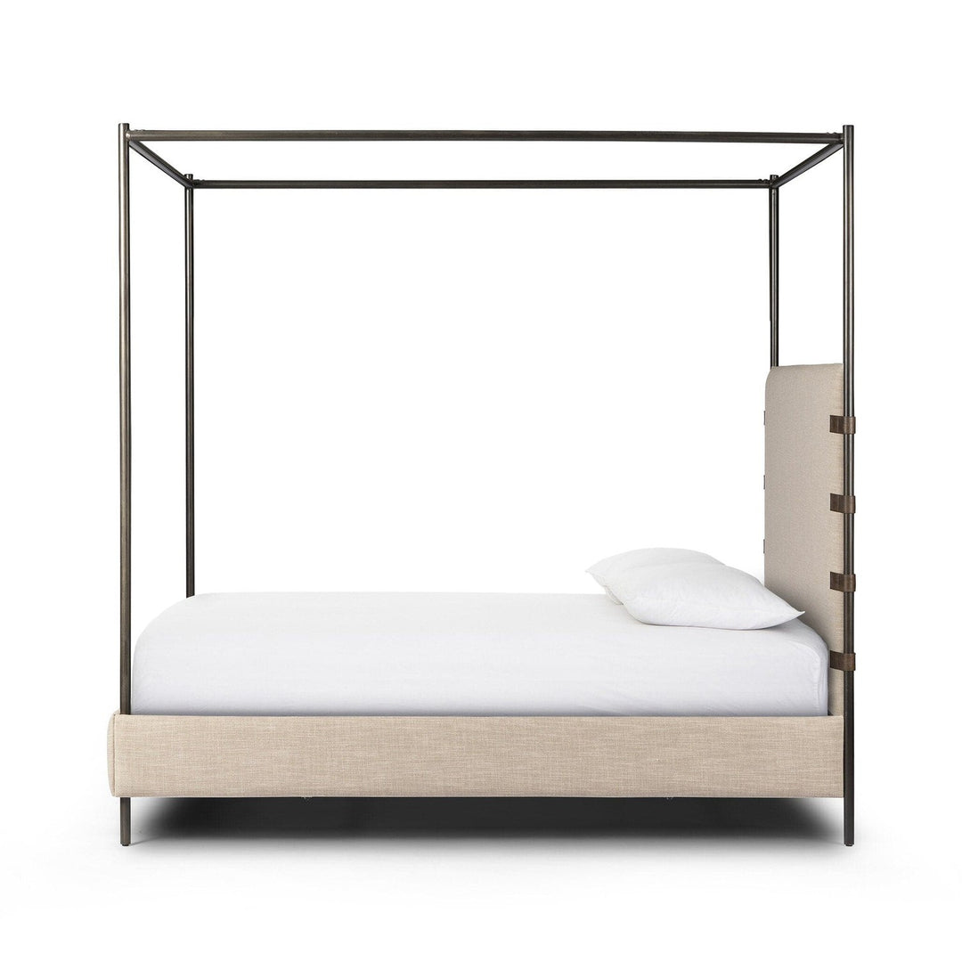 Jackson Canopy Bed - Palm Ecru - Queen