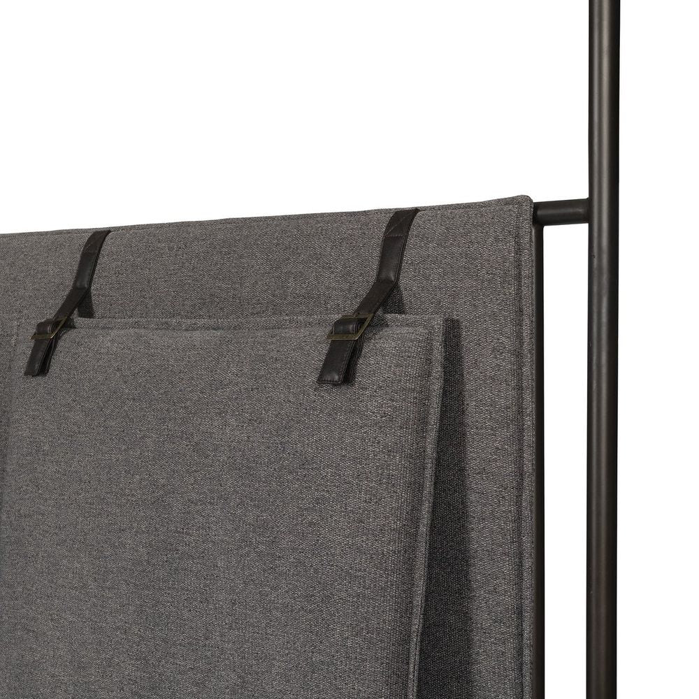 Leigh Canopy Bed: San Remo Ash - Waxed Black