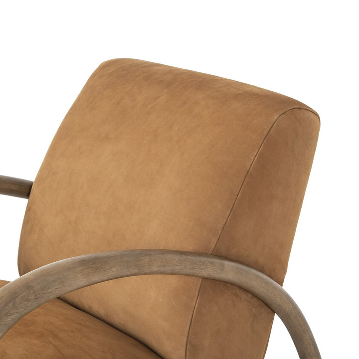 Andreas Lounge Chair - Cognac Nubuck