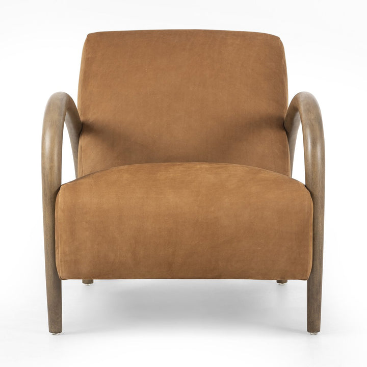 Andreas Lounge Chair - Cognac Nubuck