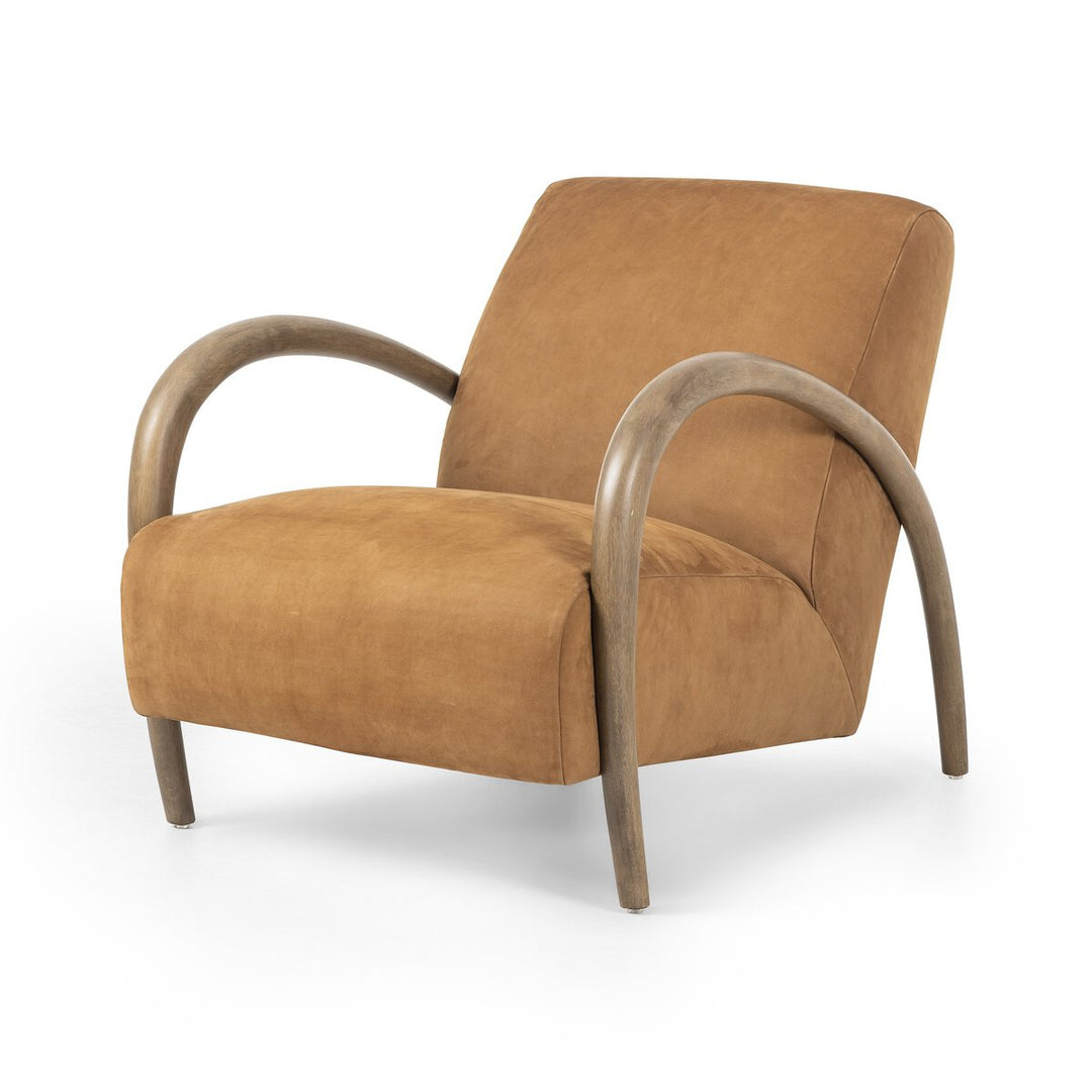 Andreas Lounge Chair - Cognac Nubuck