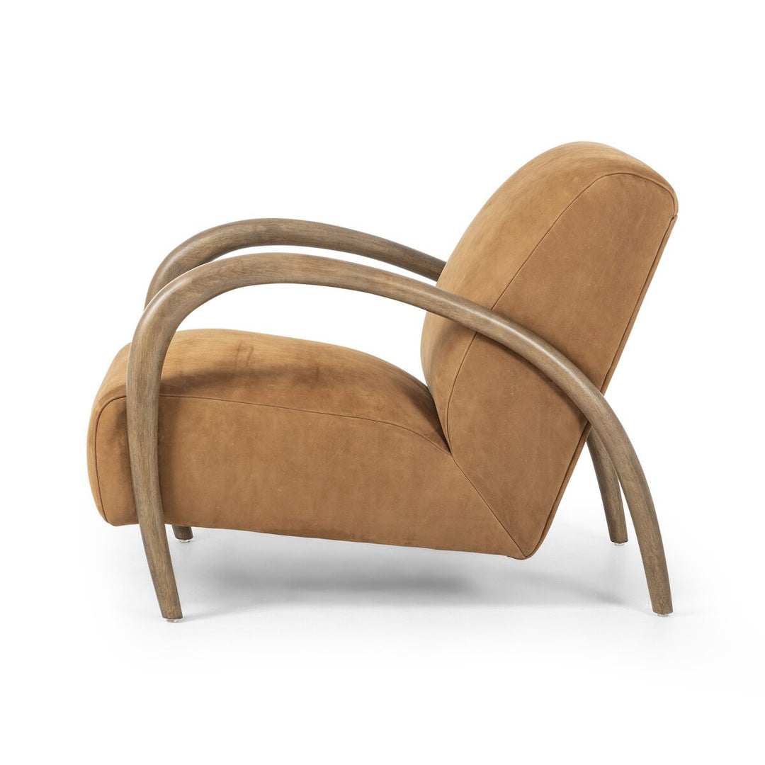 Andreas Lounge Chair - Cognac Nubuck